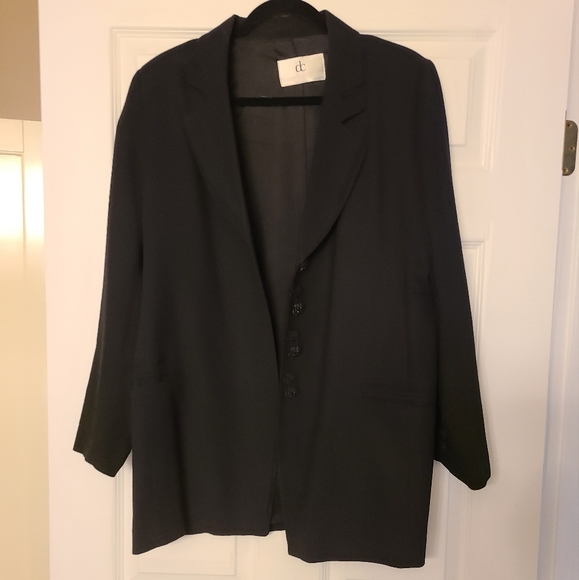 Vintage Black Blazer - Size M - Picture 1 of 4